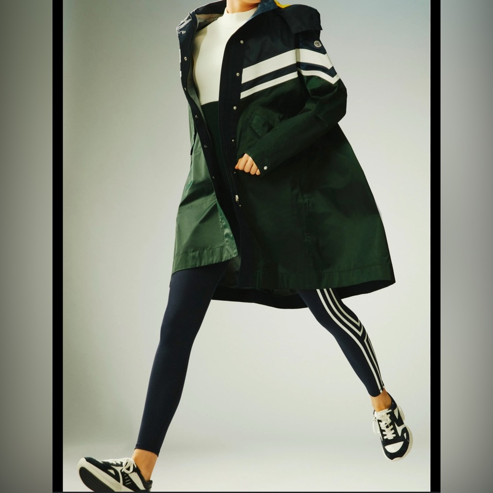 Tory Sport Stripe Raincoat